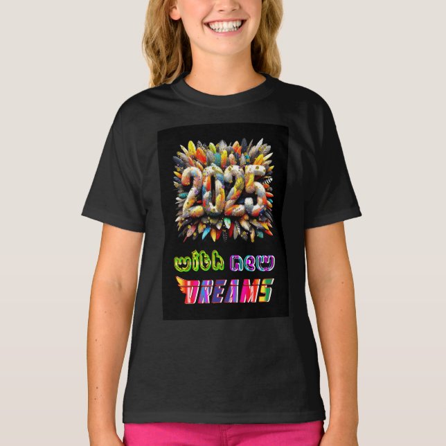 Camiseta 2025 con nuevos sueños (Anverso)