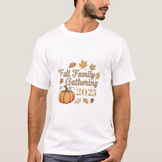 Camiseta 2025 de la familia otoño personalizada