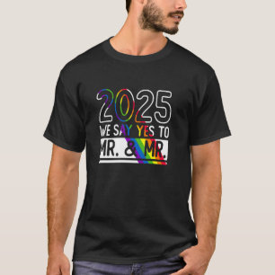 Camiseta 2025 - Decimos Yas a Sr. & Sr. - Boda del Orgullo