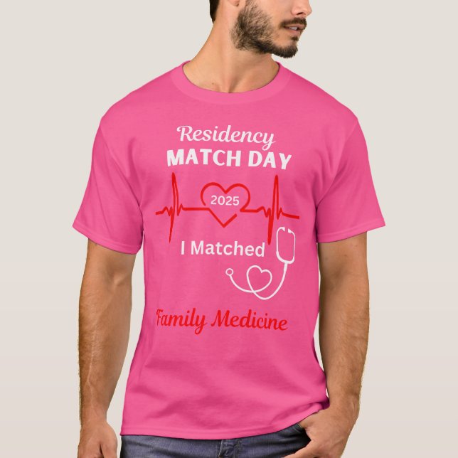 Camiseta 2025 Día del Partido por la Residencia Médica - Fa (Anverso)