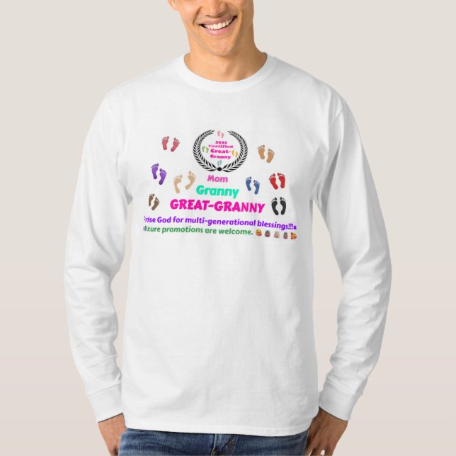 Camiseta 2025 Gran Abuela Conmemorativa. (Anverso)