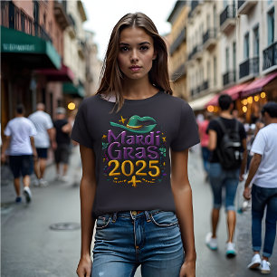 Camiseta 2025 Mardi Gras: Nueva Orleans, nuevas vibraciones