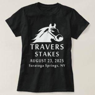 Camiseta 2025 Travers Stakes Carreras de Caballos Saratoga