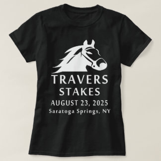 Camiseta 2025 Travers Stakes Carreras de Caballos Saratoga