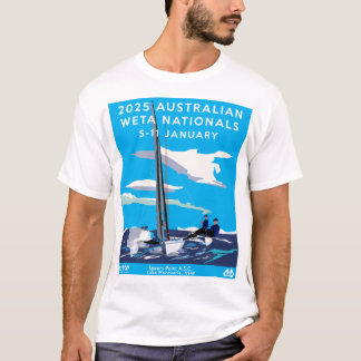 Camiseta 2025 Weta Nationals - Blanco/Negro/Azul