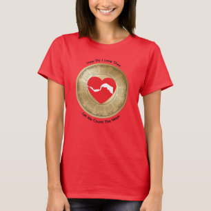 Camiseta 2026 Calendar Lovers' How Do I Love Thee