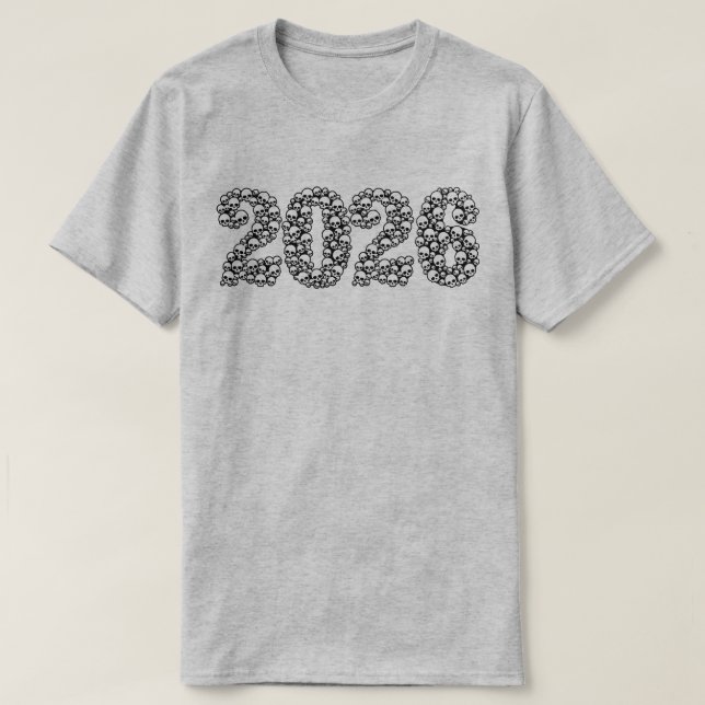 Camiseta 2026 in Skulls T-Shirt (Diseño del anverso)