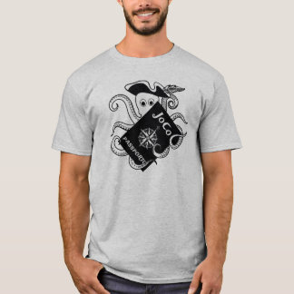 Camiseta 2026 JoCo Passporto Octopus Stamp Tshirt
