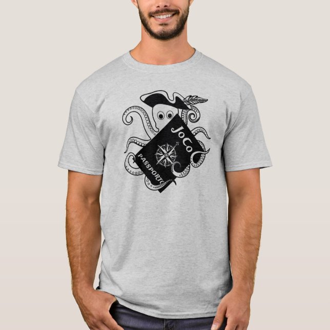Camiseta 2026 JoCo Passporto Octopus Stamp Tshirt (Anverso)