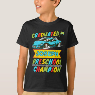 Camiseta 2026 Joseph Personalizado Último Día De Preescolar