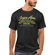 2026 Joyce Ann Family Reunion T-Shirt