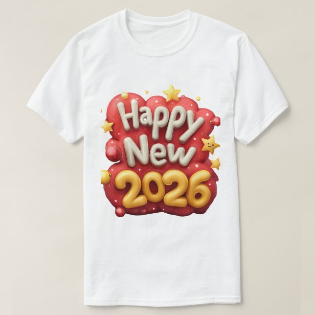 Camiseta 2026 new year  (Diseño del anverso)