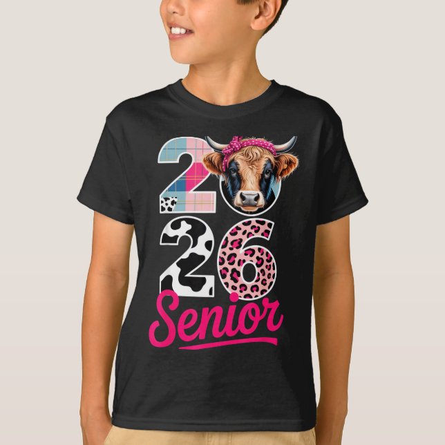 Camiseta 2026 Senior Cow Lovers Graduation Funny Cl Shirt F (Anverso)