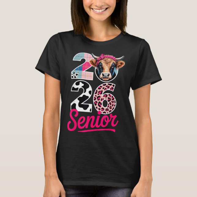 Camiseta 2026 Senior Cow Lovers Graduation Funny Cl Shirt F (Anverso)