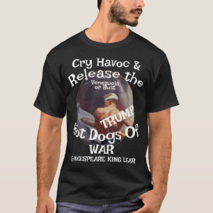 Camiseta 2026 Trump Grita Havoc Lanzamiento Hot Dogs Guerra