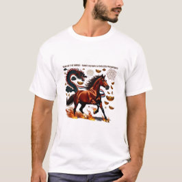 Camiseta 2026 Year of the Horse Triumph, Lunar Zodiac Gift
