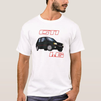 Camiseta 205 GTI 1.6 87 88 89 90 Negros