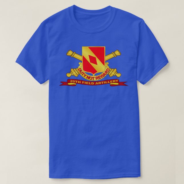 Camiseta 20.ª Artillería de Campo con Cinta Br (Diseño del anverso)
