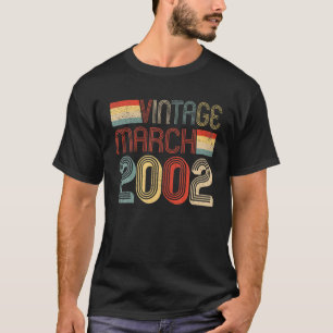 Camiseta 20.ª Decoración De Cumpleaños Vintage De Regalo De