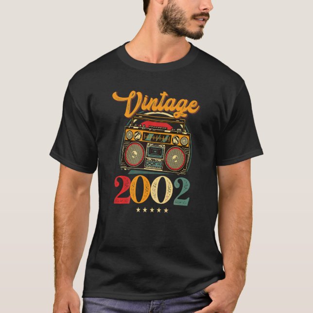 Camiseta 20.ª Fiesta de Cumpleaños 20 Awesome Radio 2002 (Anverso)