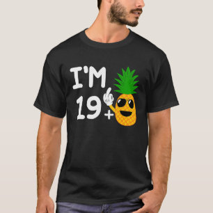 Camiseta 20.ª piña de cumpleaños 20 años de fruta tropical