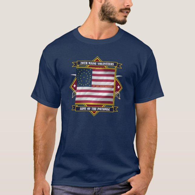 Camiseta 20.ª Voluntaria de Maine (Anverso)