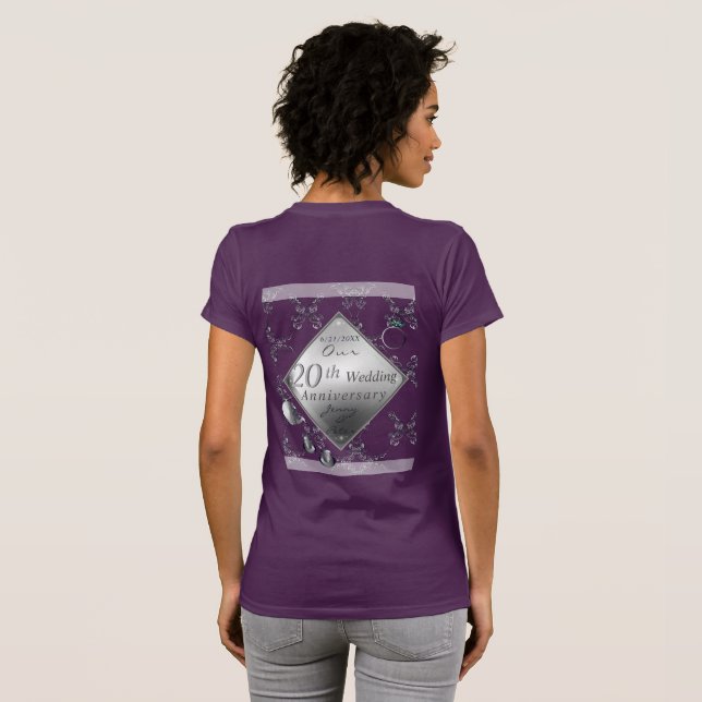 Camiseta 20.º aniversario de la Esmeralda Platinum (Reverso completo)