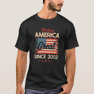 Camiseta 20.º Clásico De Cumpleaños Mejor De 2002 Música Te