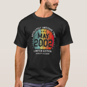Camiseta 20.º Cumpleaños Absolutamente Increíble Desde Mayo