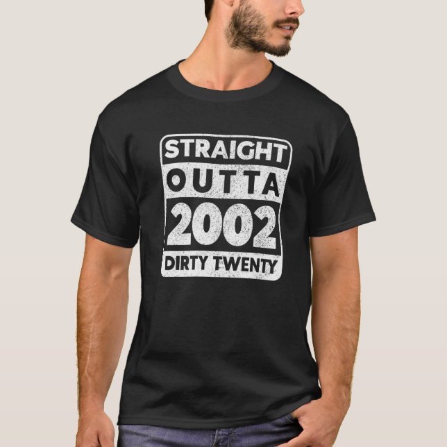 Camiseta 20.º Cumpleaños Funny Dirty Cincuenta Tees Directa (Anverso)