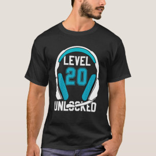 Camiseta 20.º cumpleaños Guay Auriculares Jugadores Hombres