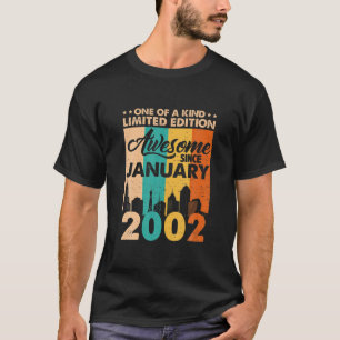 Camiseta 20.º Cumpleaños Increíble Desde La Vintage De Ener