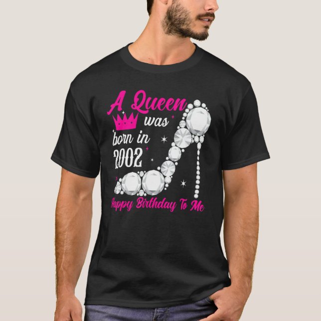 Camiseta 20.º Cumpleaños Las Reinas De Camisas Nacen En El  (Anverso)