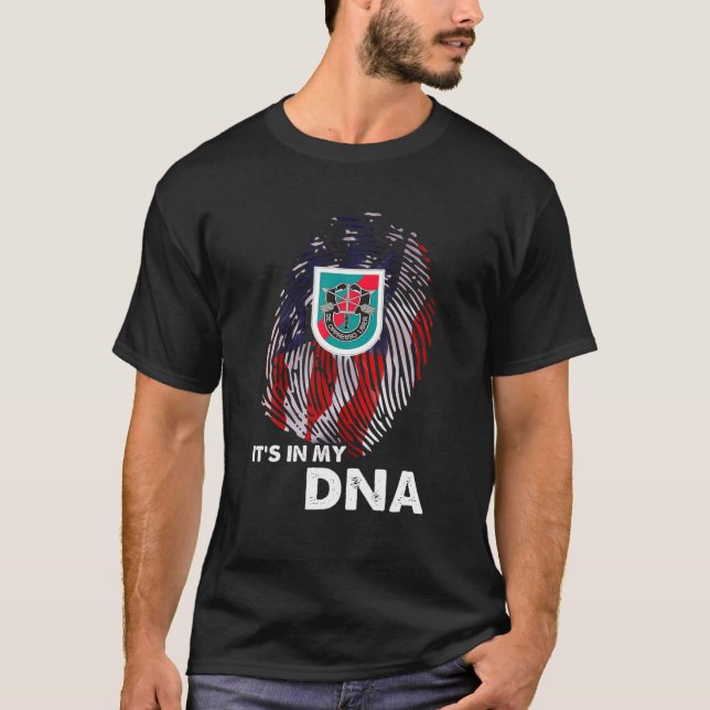 Camiseta 20.º Grupo De Fuerzas Especiales Veteranos Soldado (Anverso)