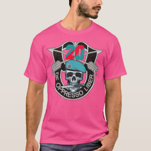 Camiseta 20.º Grupo Especial Vintage De Oppresso Liber US