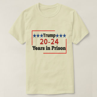 Camiseta 20 - 24 años en prisión cómica contra Trump