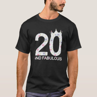 Camiseta 20 And Fabulous Fitted Scoop