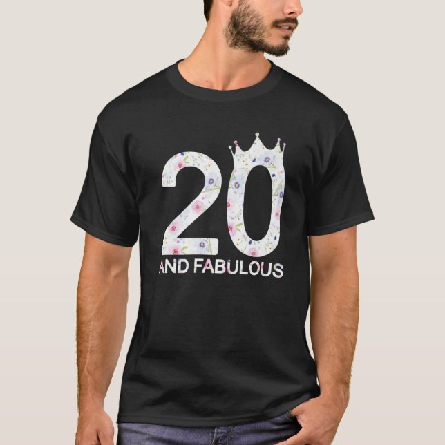 Camiseta 20 And Fabulous Fitted Scoop (Anverso)