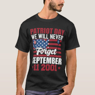 Camiseta 20° aniversario 9 11 Nunca Olvidar la cam