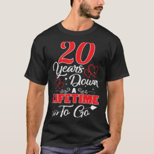 Camiseta 20° aniversario Boda 20 años antes