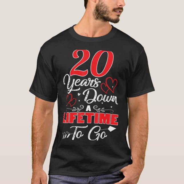 Camiseta 20° aniversario Boda 20 años antes (Anverso)