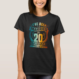 Camiseta 20° aniversario Boda, 20 años de matrimonio, Husba