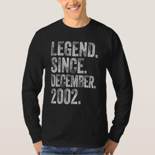 Camiseta 20 Aniversario Nacido 20 años de historia desde