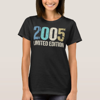 Camiseta 20 Años 2005 Mujer Decorativa F