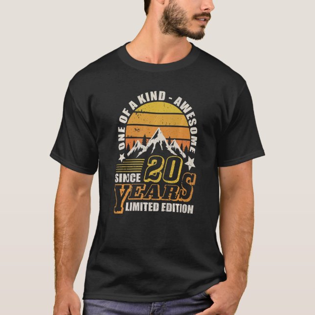 Camiseta 20 años 20 cumpleaños 19 (Anverso)