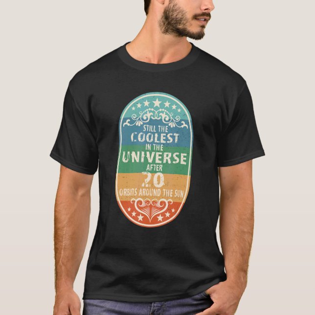 Camiseta 20 años de asombroso vigésimo cumpleaños (Anverso)