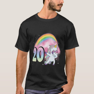 Camiseta 20 Años De Chica Unicornio, Fiesta De Pescado