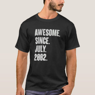 Camiseta 20 años de edad: 20 años de fabuloso nacimiento de