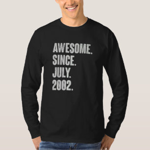 Camiseta 20 años de edad: 20 años de fabuloso nacimiento de