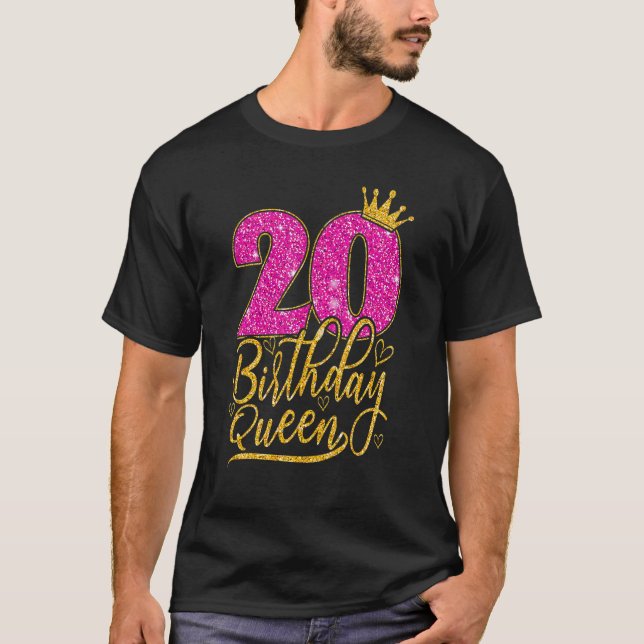Camiseta 20 años de edad Reina Diamante (Anverso)